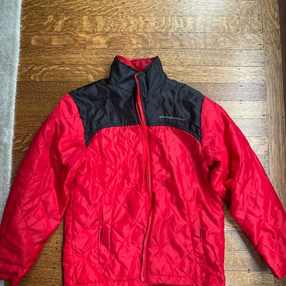 Weatherproof Quilted Red Jacket